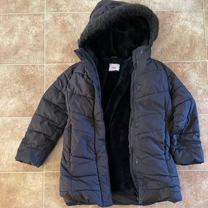 GIRL COAT! Worn! Size M(7-8)